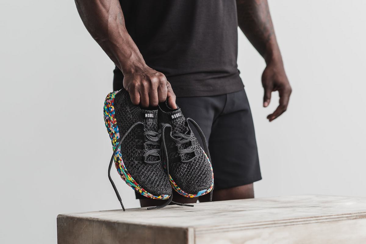 Nobull Knit Runner Men's Running Shoes Black | Australia (CU5796)